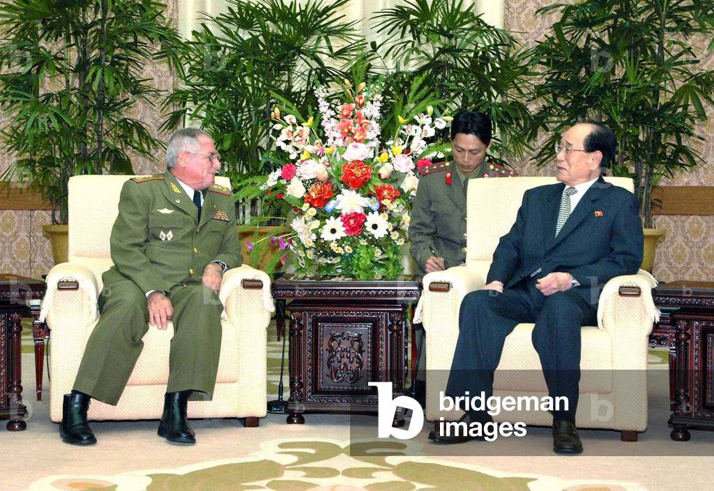 Alvaro Lopez Miera et Kim Yong Nam