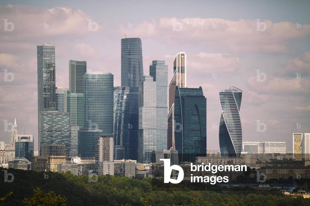 Skyline with skyscrapers Moscow City Moscow Russia Europe*** Skyline with Skyscrapers Moscow