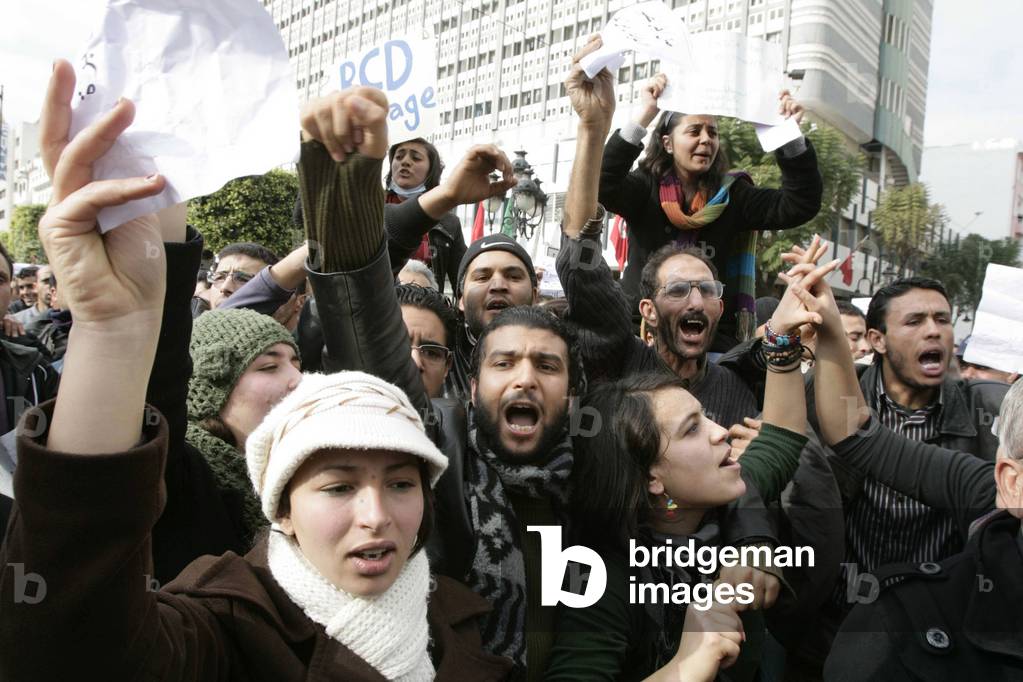 Manifestation a Tunis