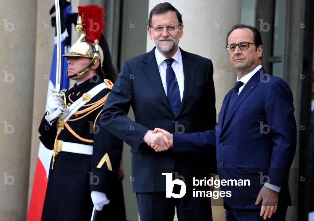 Mariano Rajoy et Francois Hollande
