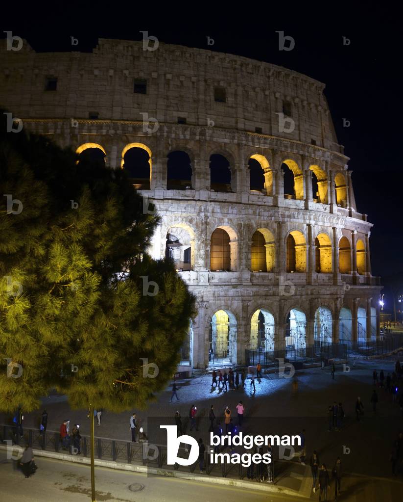 Kolosseum in Rom bei Nacht Italien Rom Colosseum in Roma at night Italy Rome BLWS444587 Copyrigh