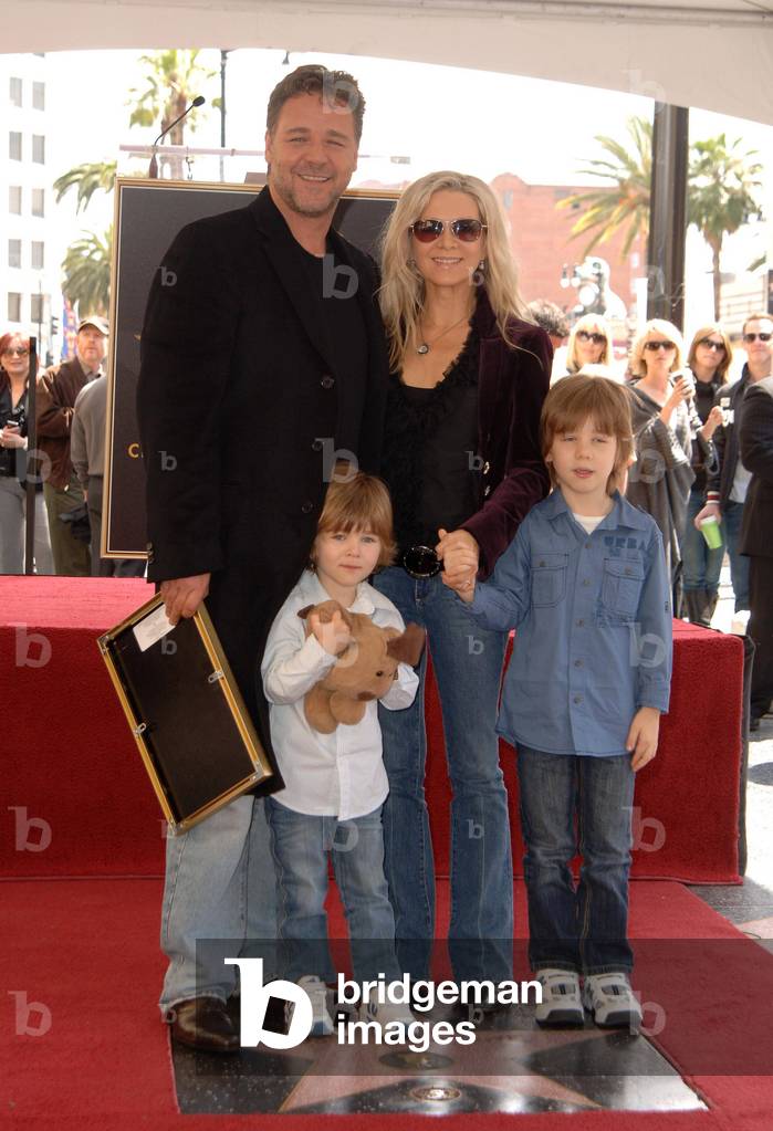 Russell Crowe en famille