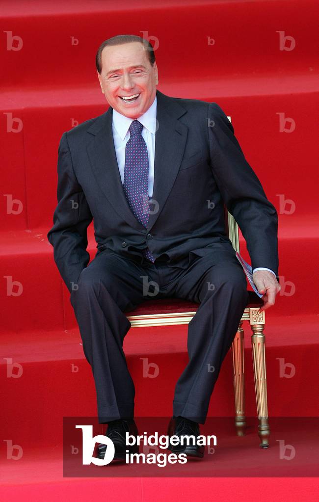 Silvio Berlusconi during the military parade for the Italian National Republic celebration, Rome, Italy, 2010 (photo)