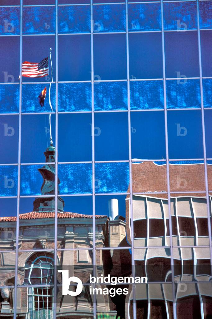 Reflection of the American Flag