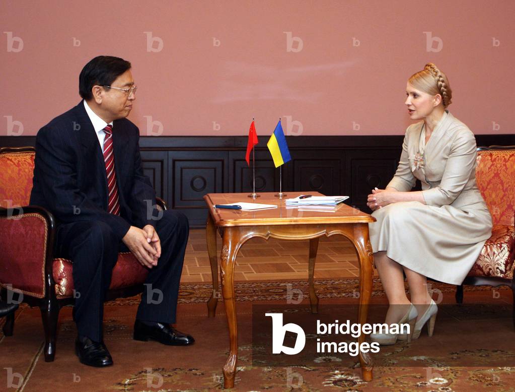 Zhang Dejiang and Yulia Tymoshenko