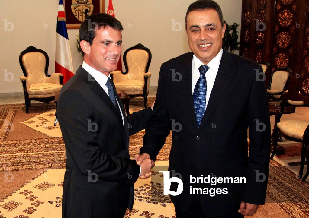 Manuel Valls et Mehdi Jomaa
