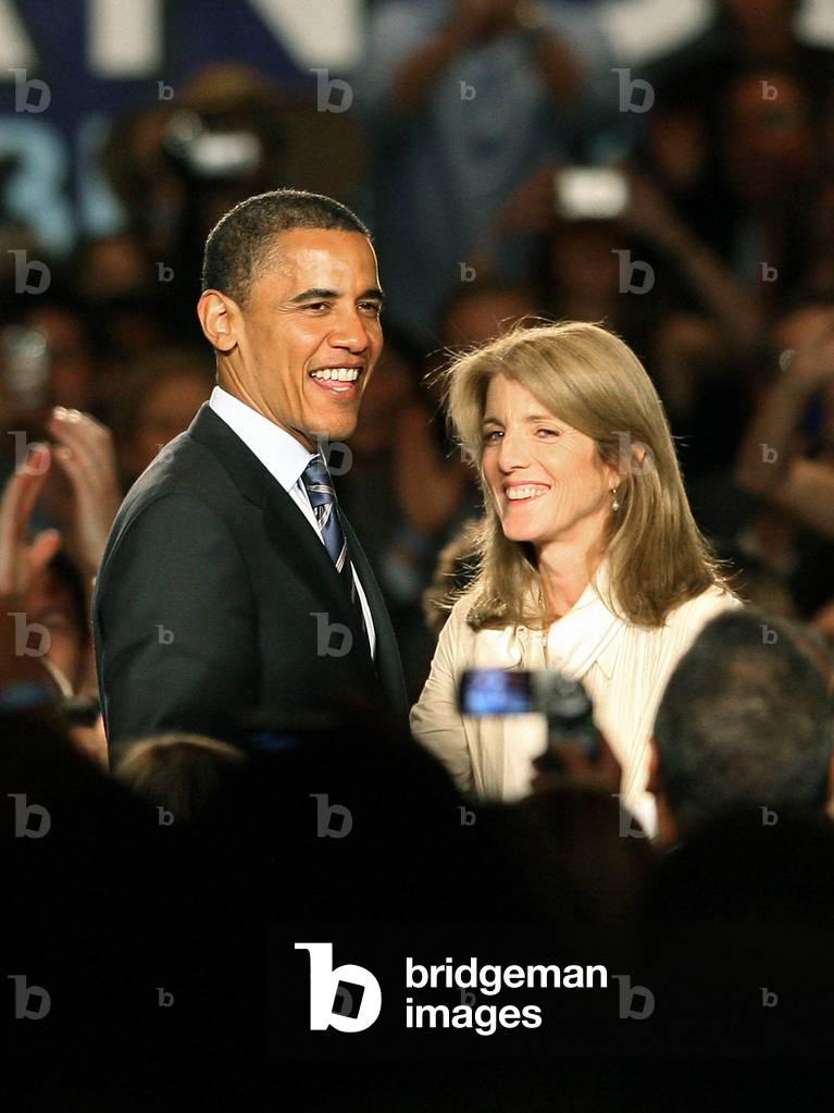 Caroline Kennedy et Barak Obama