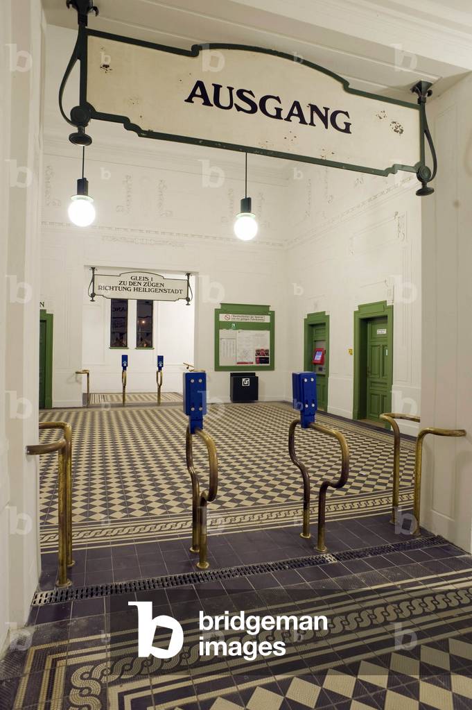 Tram station by Otto Wagner