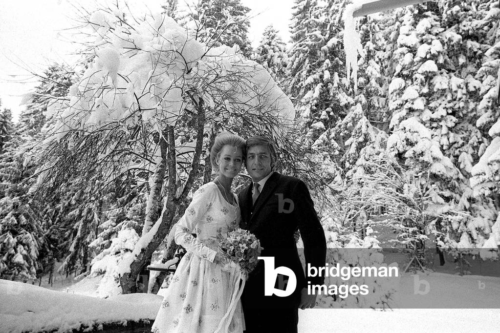 Wedding of Gunter Sachs and Mirja Larsson
