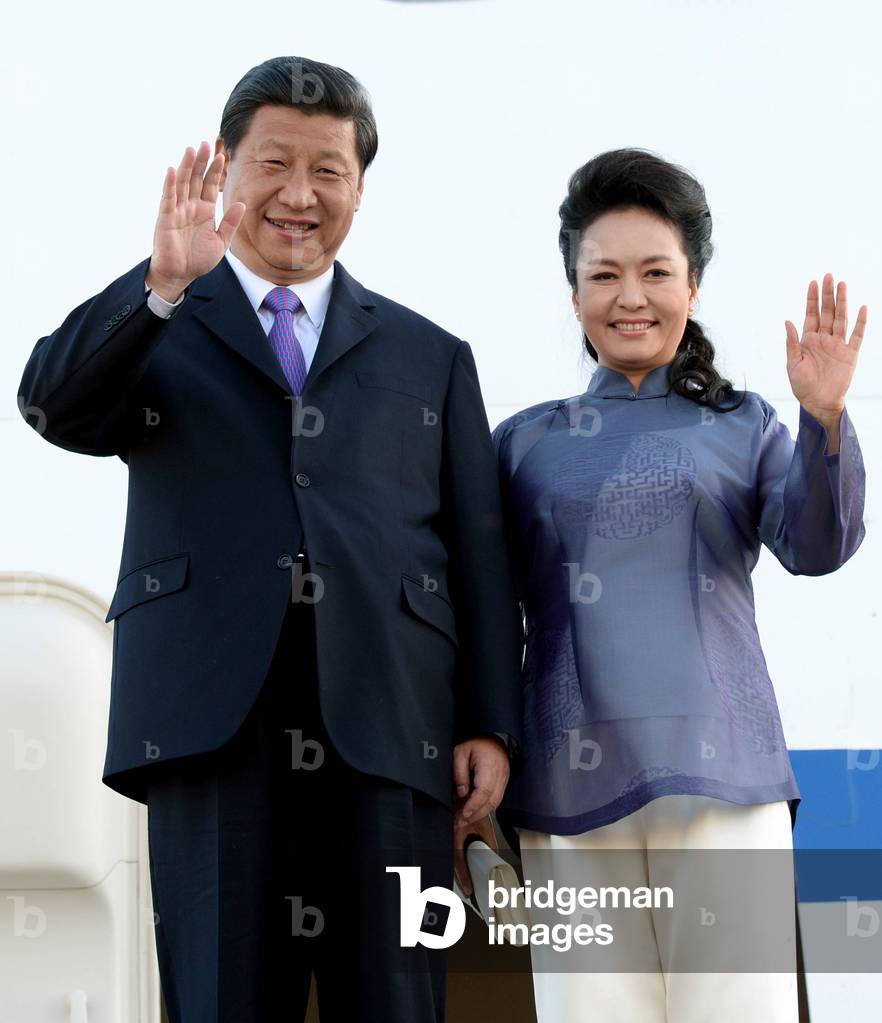 Xi Jinping and his wife Peng Liyuan
