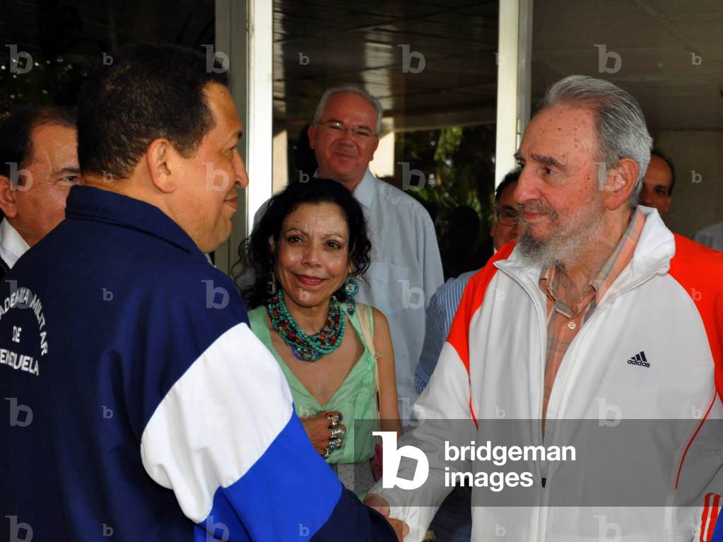 Hugo Chavez et Fidel Castro