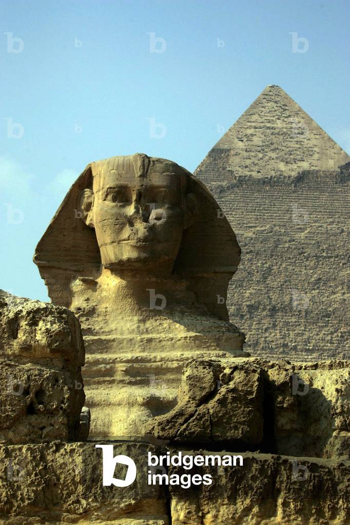 Sphinx and Pyramid of Giza