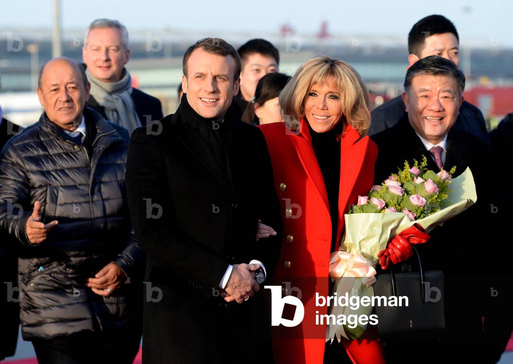 Emmanuel and Brigitte Macron