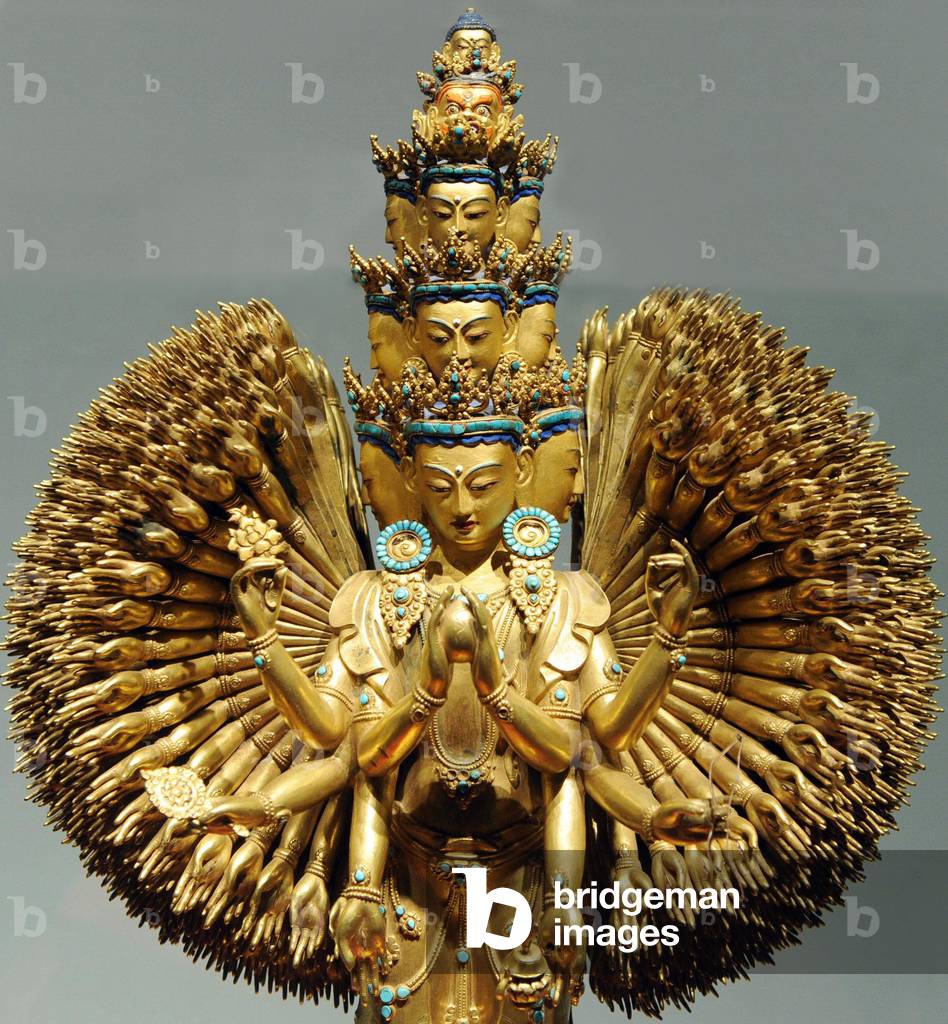 Avalokitesvara with 1000 hands and 1000 eyes