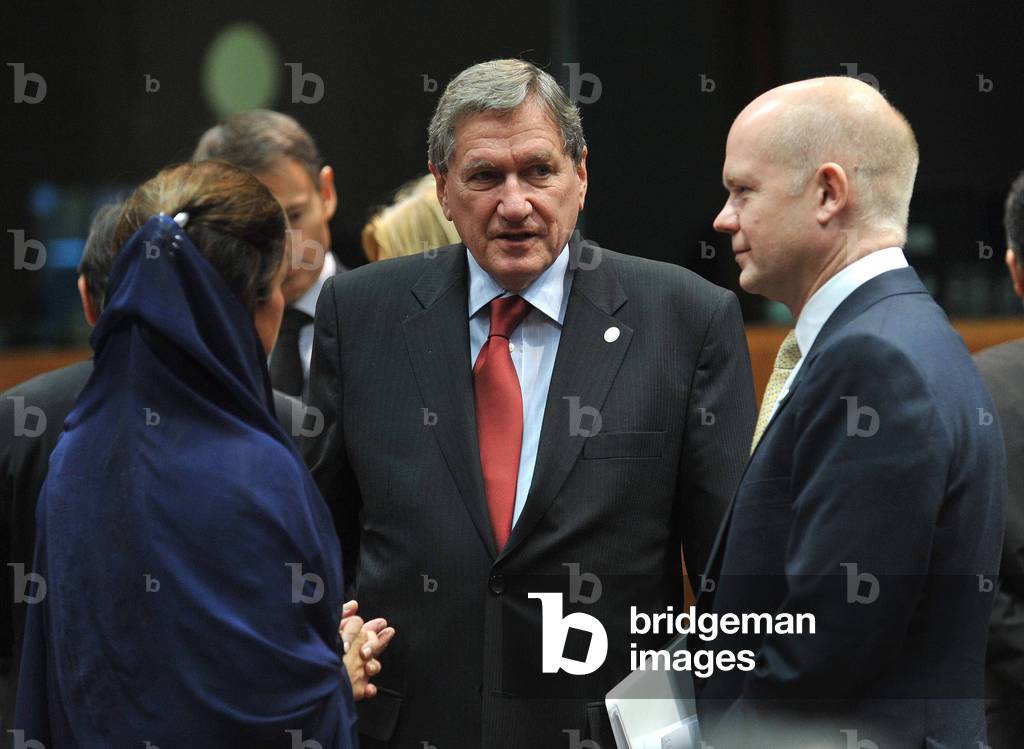 William Hague, Richard Holbrooke et Hina Rabbani