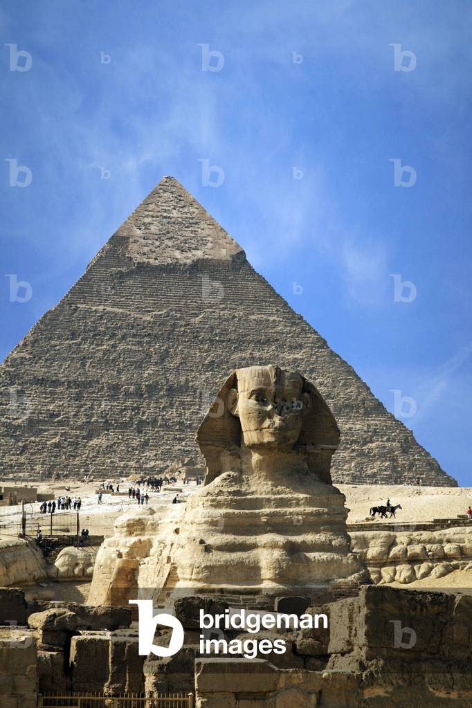 Sphinx and Pyramid of Giza