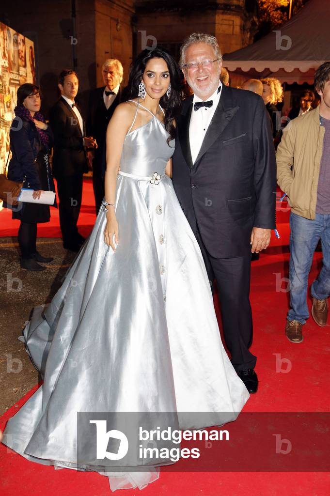 Mallika Sherawat and Martin Moszkowicz at the German Film Pfang at the Festival de Cannes 2016