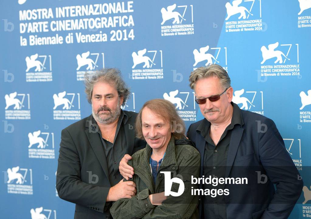 Gustave Kervern, Michel Houellebecq and Benoit Delepine