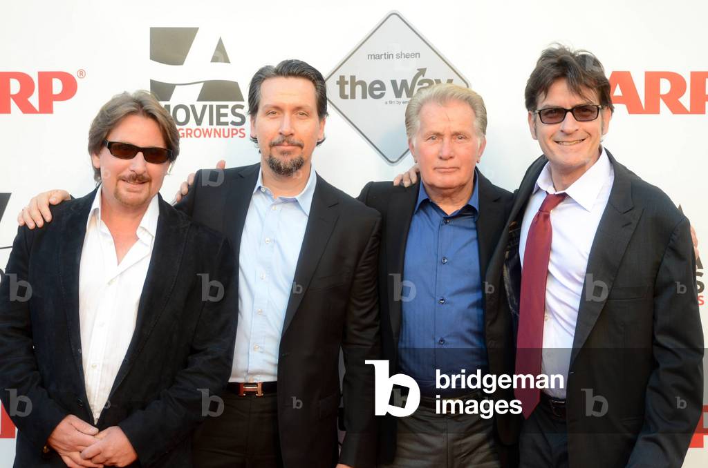 Emilio Estevez Ramon Estevez Martin Sheen et Charlie Sheen