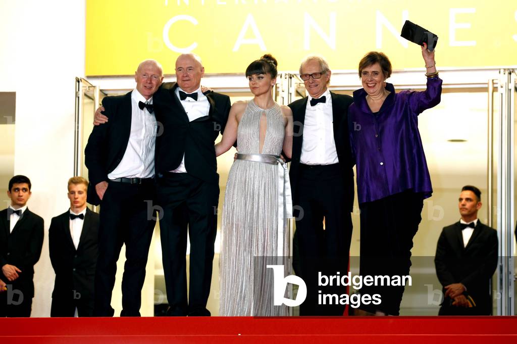 69 Festival de Cannes I Daniel Blake Filmpremiere Paul Laverty Dave Johns Hayley Squires Ken L