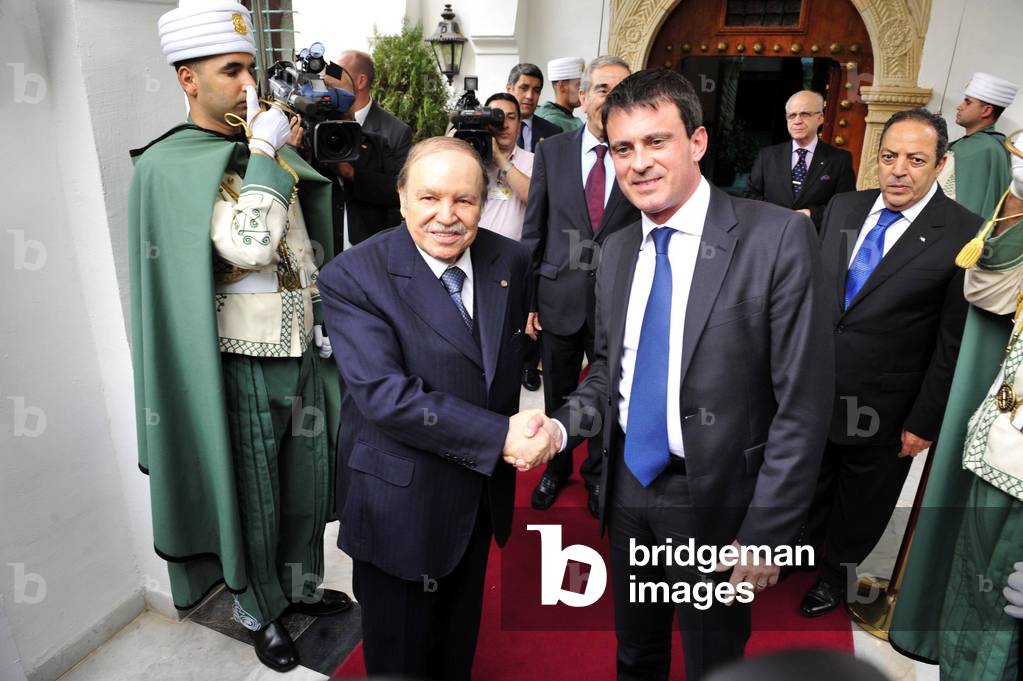 Abdelaziz Bouteflika and Manuel Valls