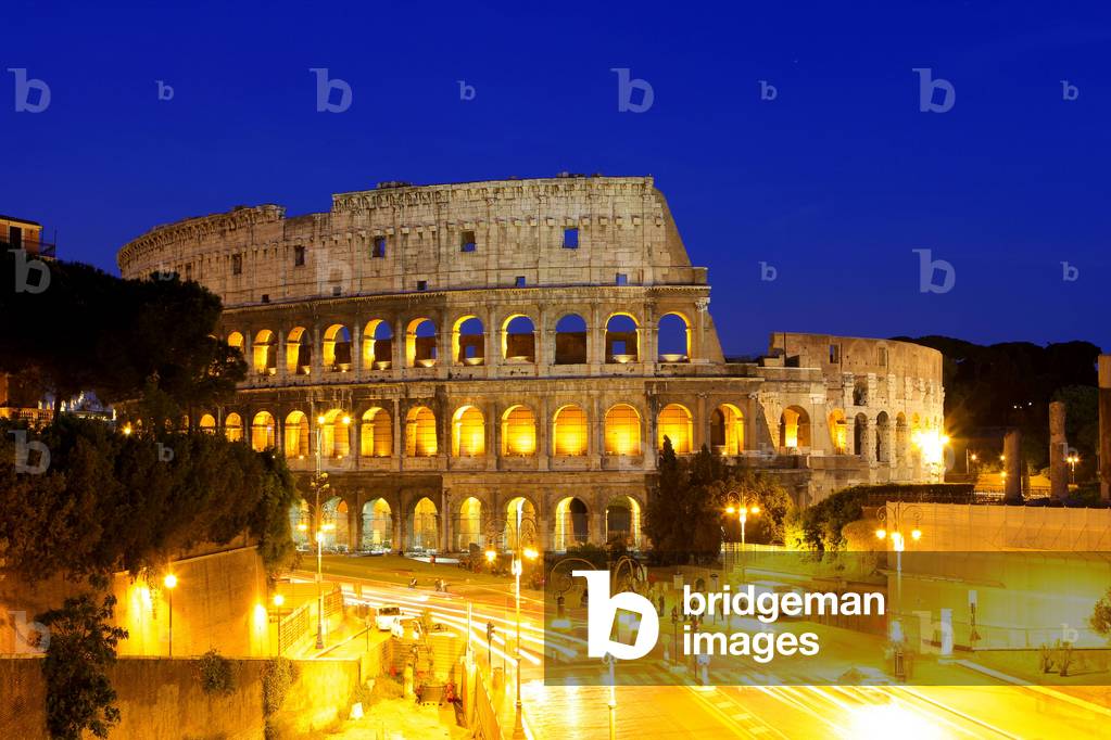 Colosseum at night Italy Rome Colosseum at night Italy Rome BLWS477929 Copyright xblickwinkel