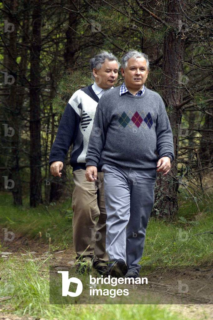 Lech et Jaroslaw Kaczynski