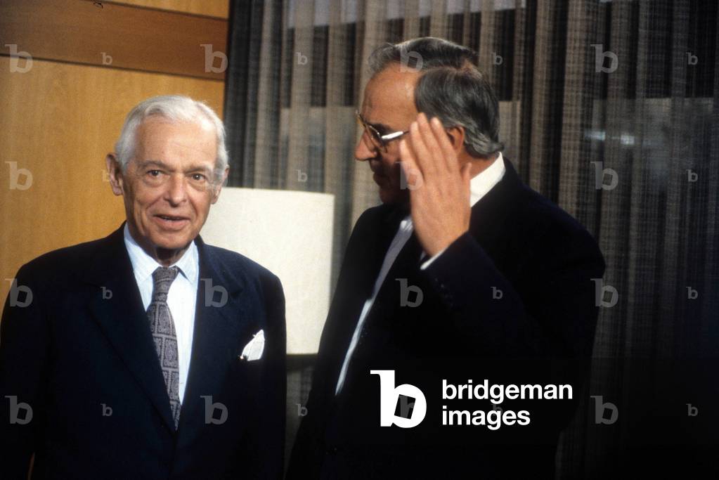 Paul Nitze and Helmut Kohl