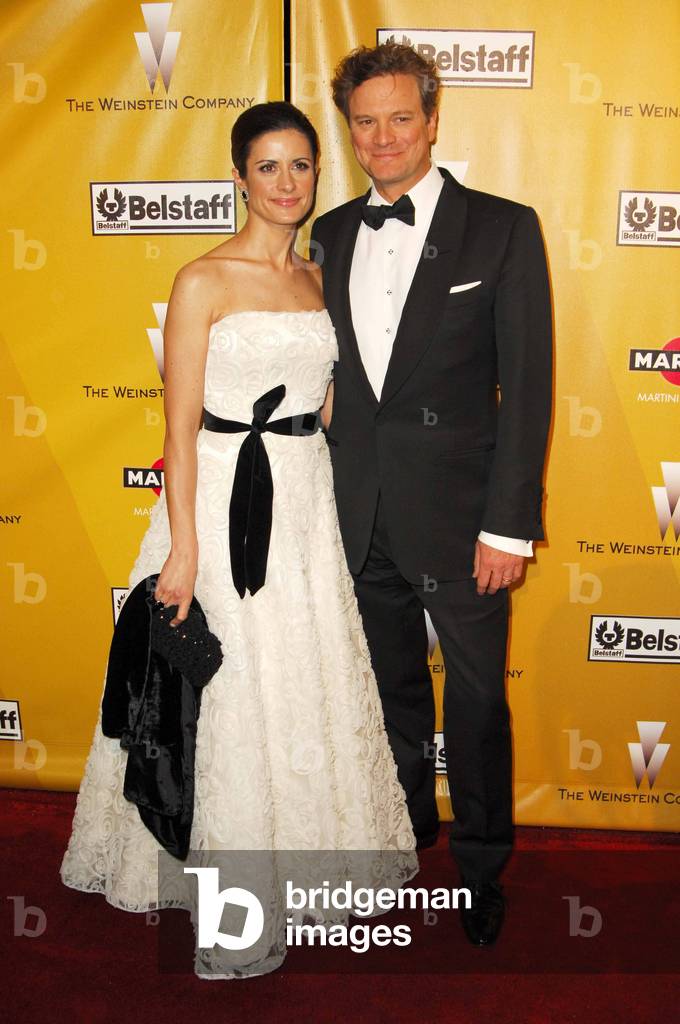 Colin Firth and Livia Giuggioli