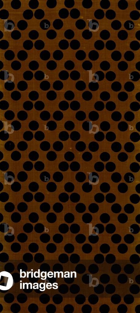 Panel (hanging), 2007 (silk, satin weave with two-color supplementary pile warps forming cut velvet)