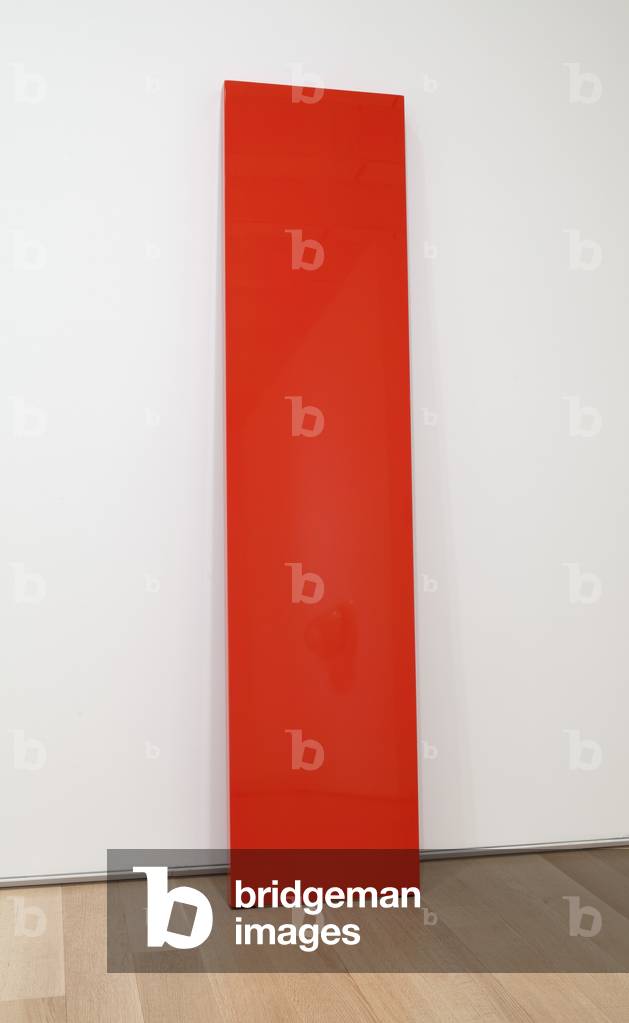 Red Plank, 1969 (wood, fiberglass & lacquer)