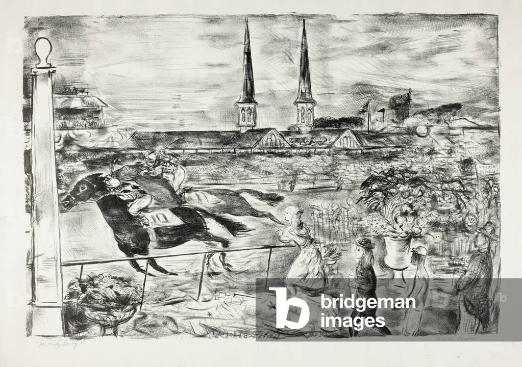 Kentucky Derby, 1955 (litho)