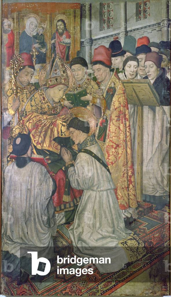 "Tafel des St. Vincent-Ordens des Bischofs von Saragossa", C15. Jahrhundert von Jaume Huguet
