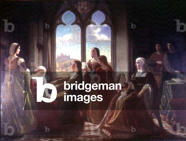 La regina Isabella presiede all'educazione dei suoi figli, 1864