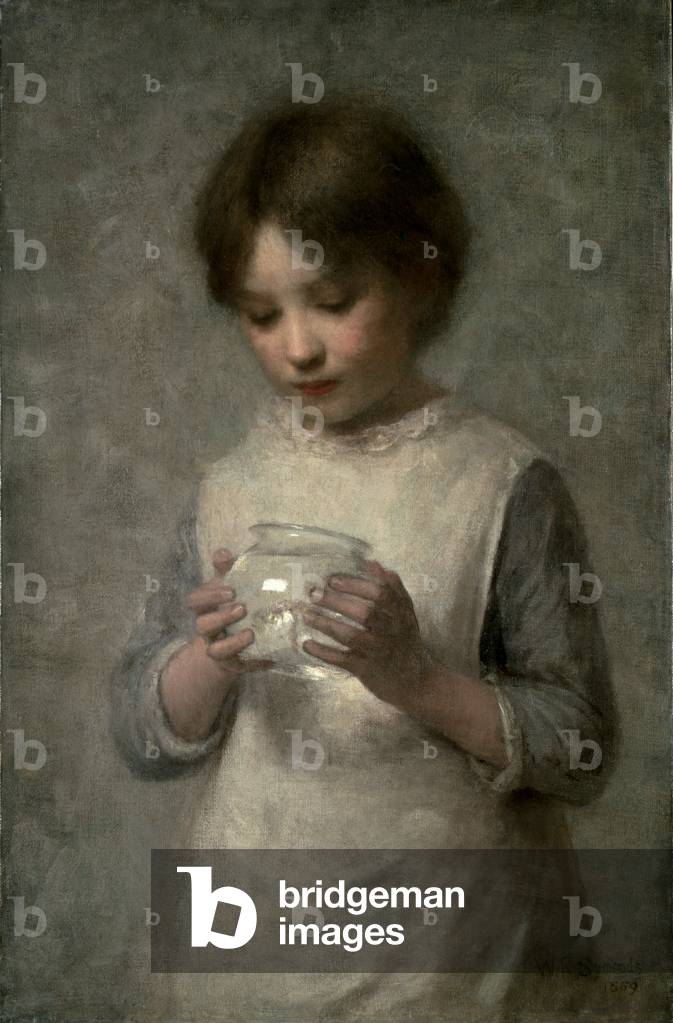 Girl with a Silver Fish, 1889
