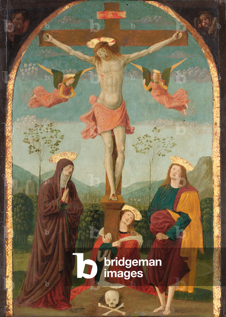 The Crucifixion, c.1525-28 (tempera & oil on panel)