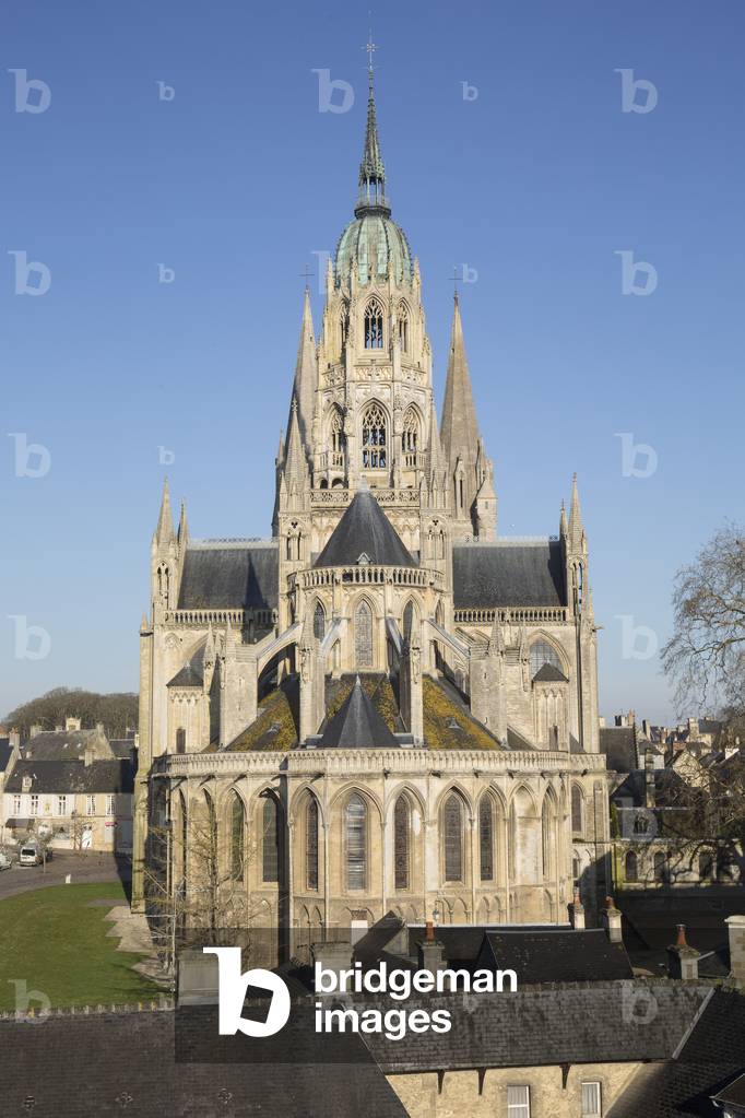 general view apse, Cathedral Saint Vincent de Bayeux