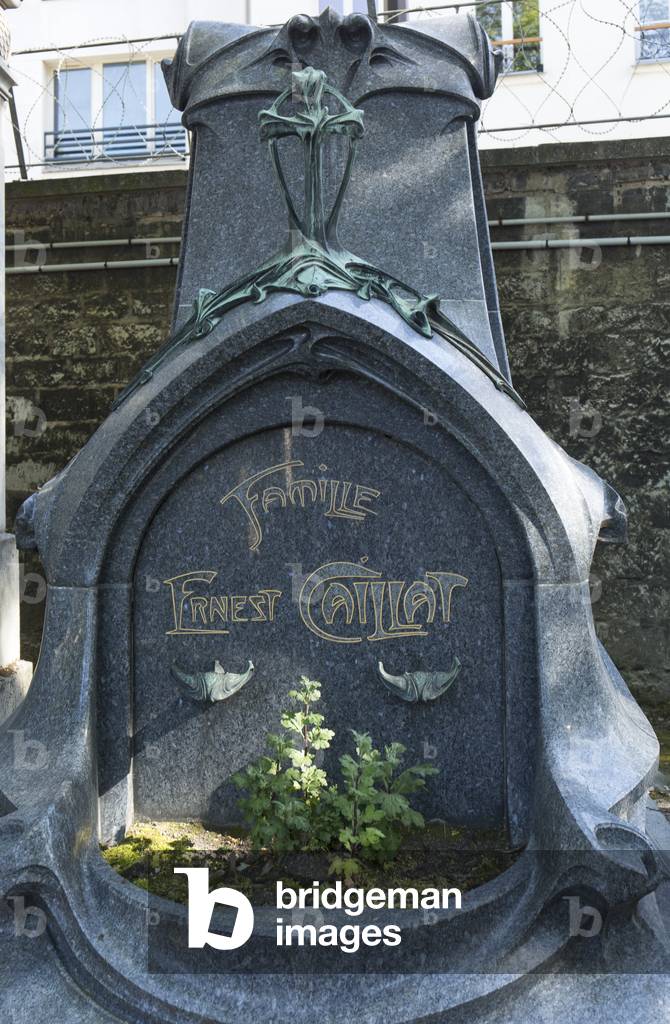 Tomb of the Ernest Caillat family. Pere Lachaise Cemetery, Paris, 2016 (photograph)