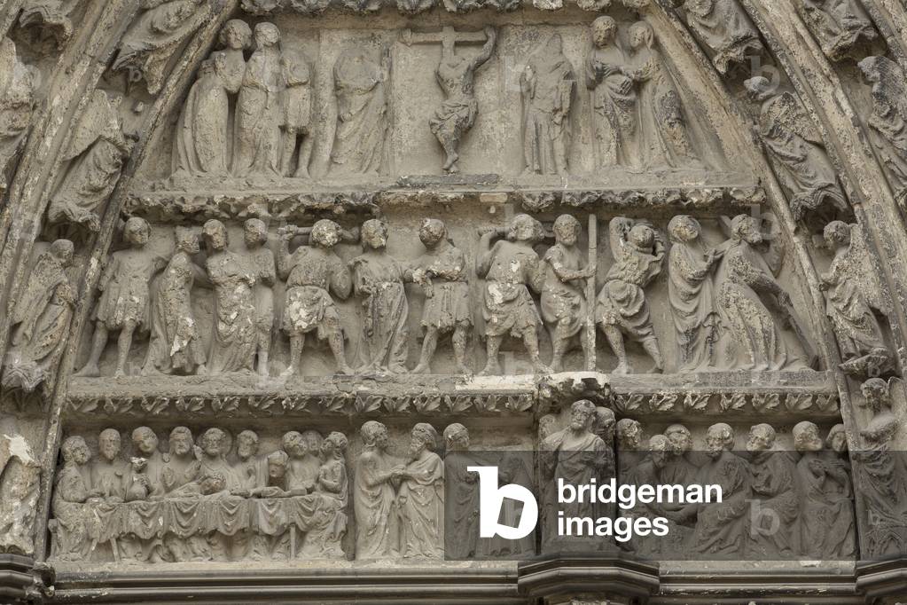 Porch of Passion, Detail, Saint Vincent Cathedral of Bayeux