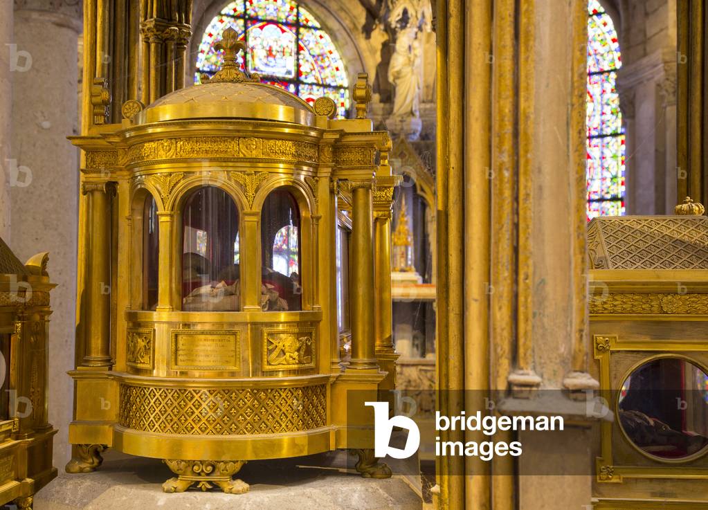 Reliquary of Saint Louis - Basilica of Saint Denis (Saint Denis) - France, Ile-de-France, Seine-Saint-Denis