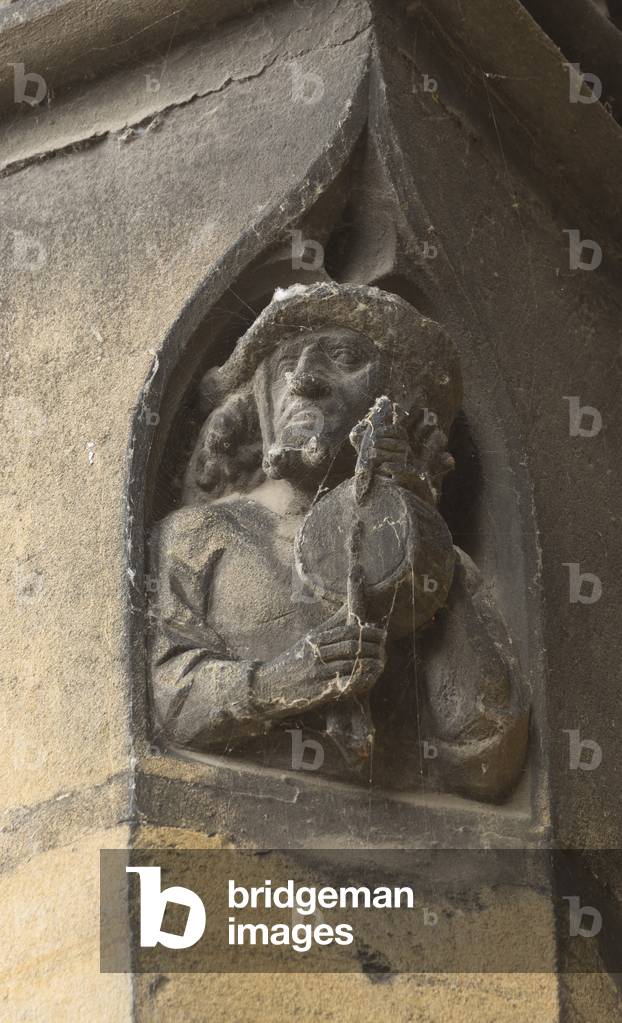 Exterior detail. St Stephen's Cathedral in Metz, 12th-15th Century (photo)