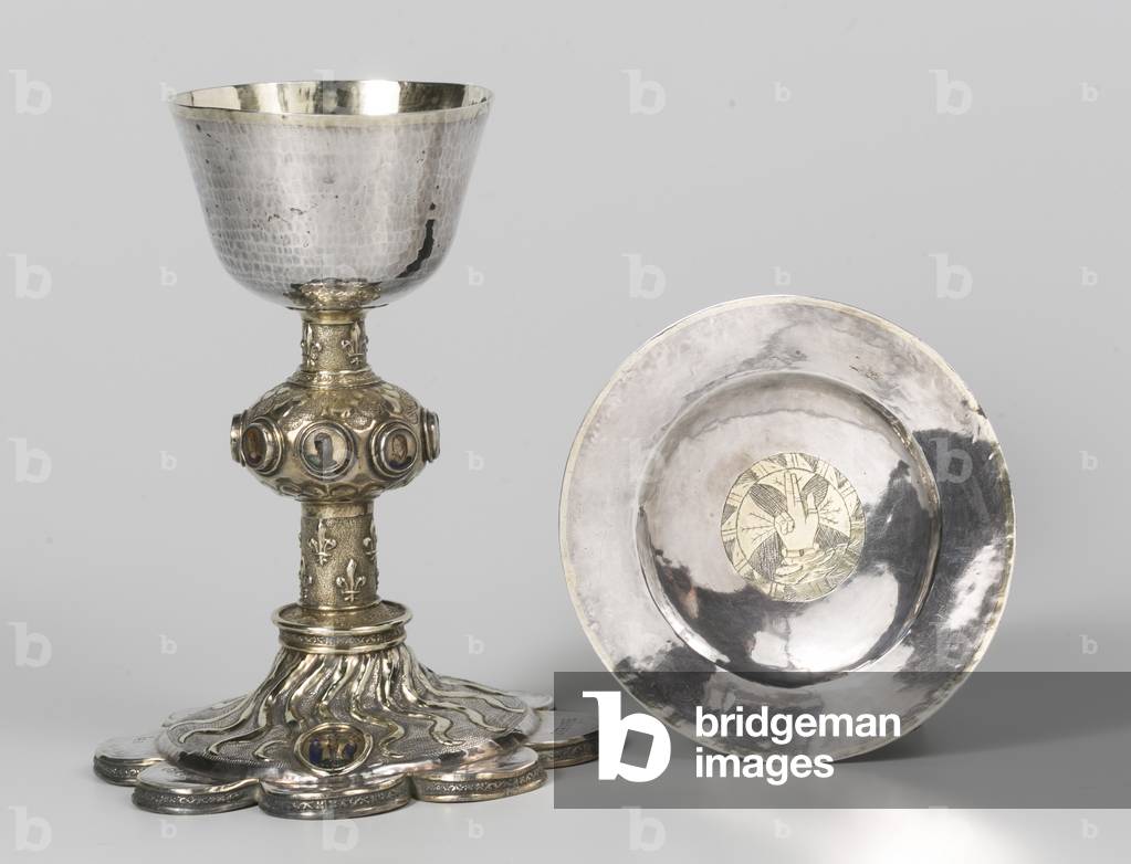 Chalice and Patena with Arms of Louis de Bourbon, 1535-36