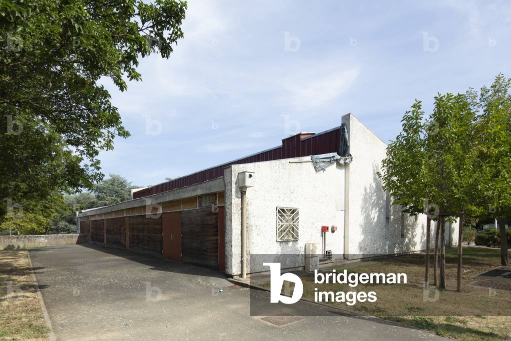 Saint cure d'Ars parish center, Villefranche, 1966 (photography)
