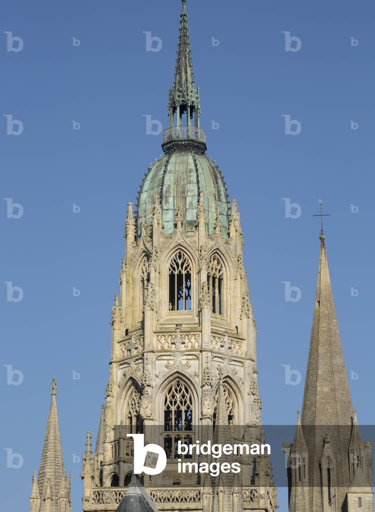 central tower, cathedral of Saint Vincent de Bayeux