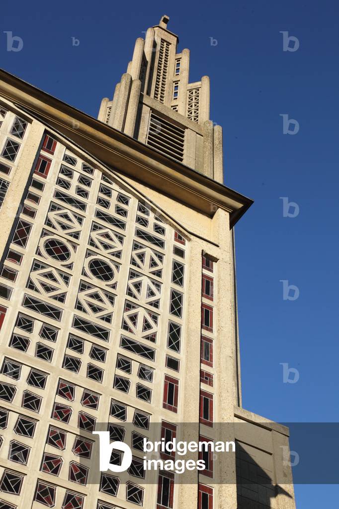 The Church of Our Lady of the Raincy in Raincy. Architecture by Auguste Perret and Gustave Perret, 1923. Photography 25/09/09