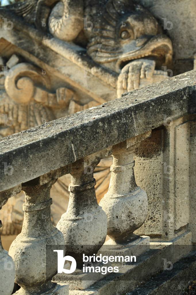 Detail of the Chateau de Maisons Laffitte (Yvelines), architect Francois Mansart (1598-1666), in 1640.