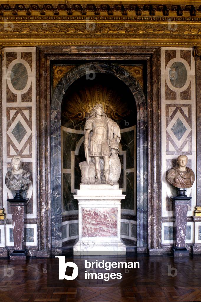 Large apartment of King Louis XIV (1638-1715) called the flat of the planets, Venus lounge with intervention by Jules Hardouin-Mansart (1646-1708). Chateau de Versailles (Les Yvelines). Principal architects Louis Le Vau (1612-1670) and Jules Hardouin Mansart (1646-1708), 1660-1700.