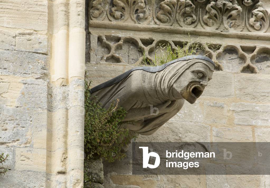 19th century gargoyle south facade, cathedral of Saint Vincent de Bayeux