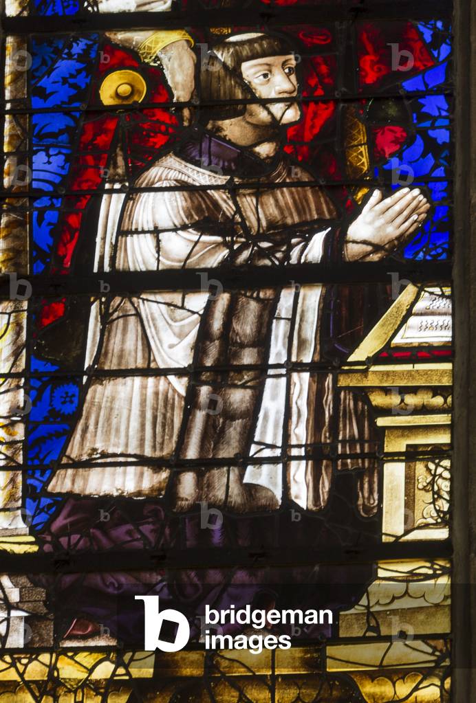 Stained glass. St Stephen's Cathedral in Metz, 12th-15th Century (photo)