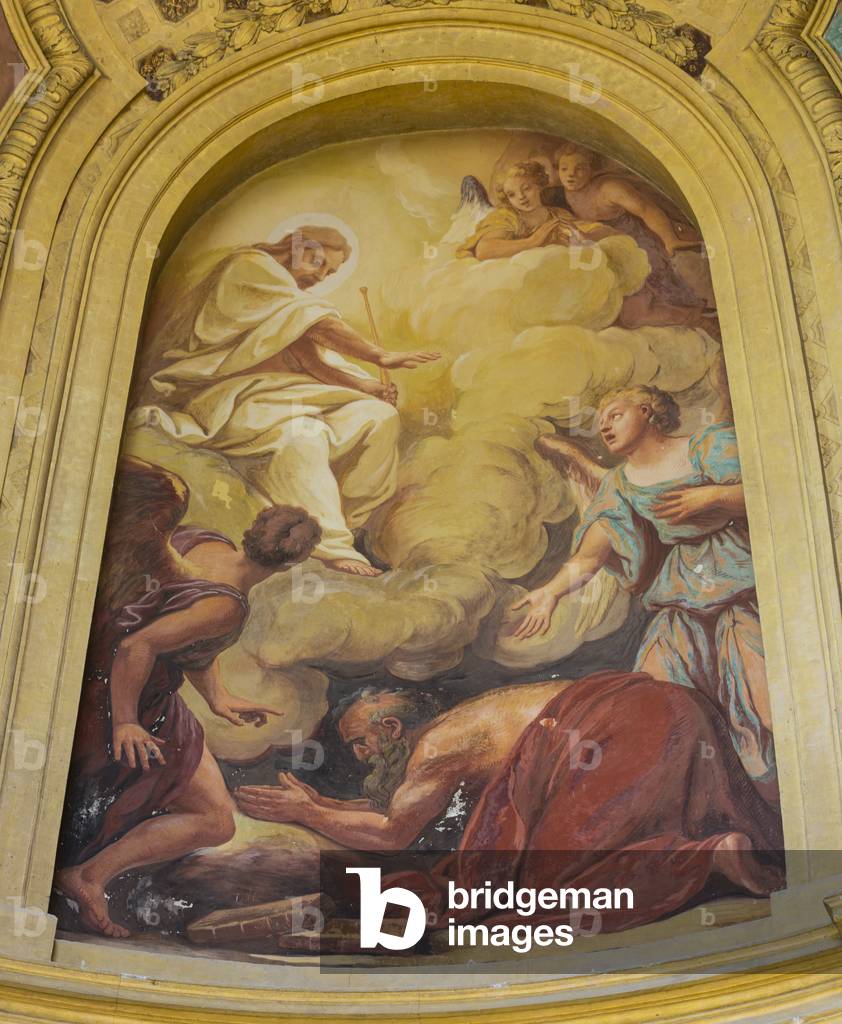 Chapel of Saint Jerome, tomb of King Jerome (Jerome Bonaparte), dome of the Invalides (1670), Paris (photography)
